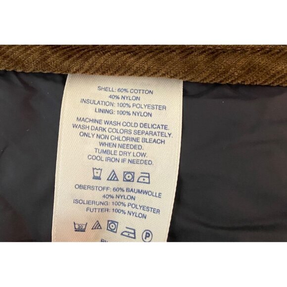 Lands End Mens Quilted Jacket Navy XXL - Picture 4 of 9